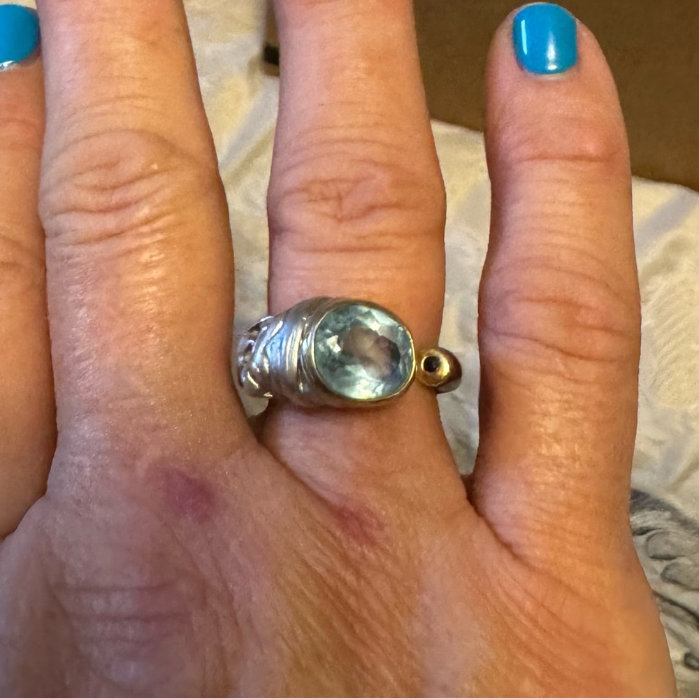 Blue Topaz ring